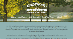 Desktop Screenshot of ironwoodlinks.com